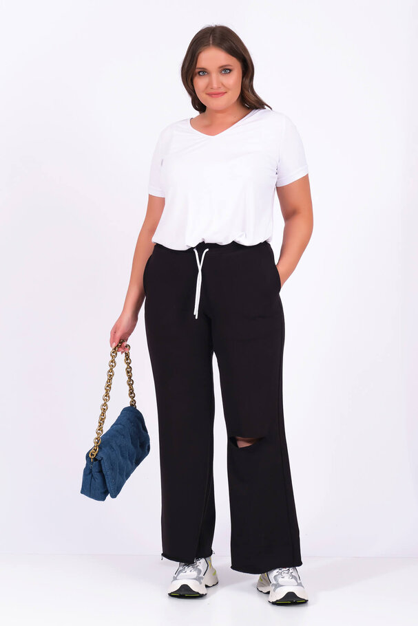 FRAYED JOGGING TROUSERS