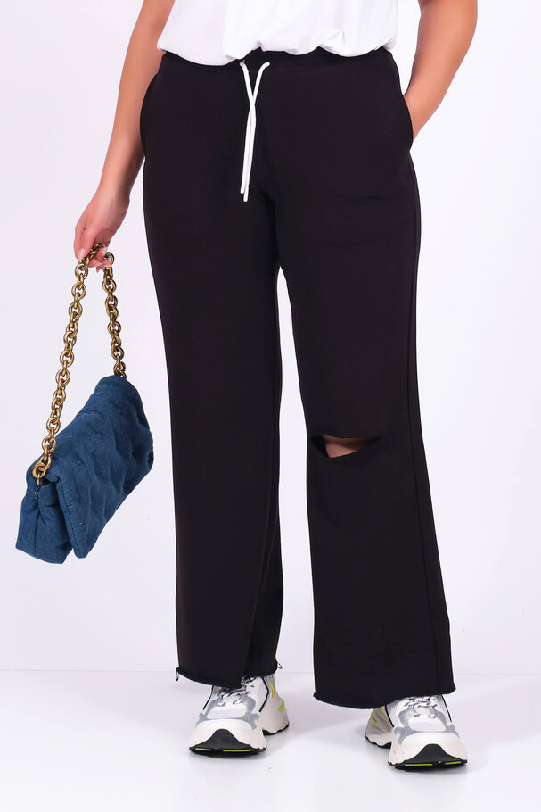 FRAYED JOGGING TROUSERS