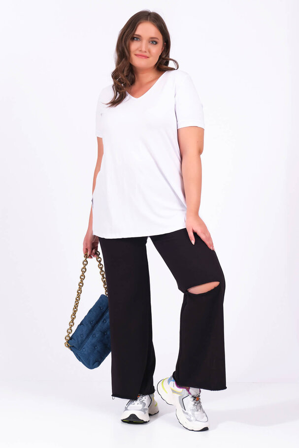 FRAYED JOGGING TROUSERS