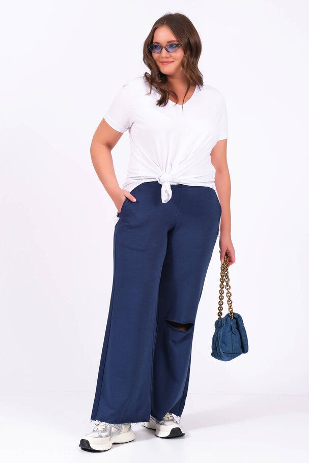 FRAYED JOGGING TROUSERS