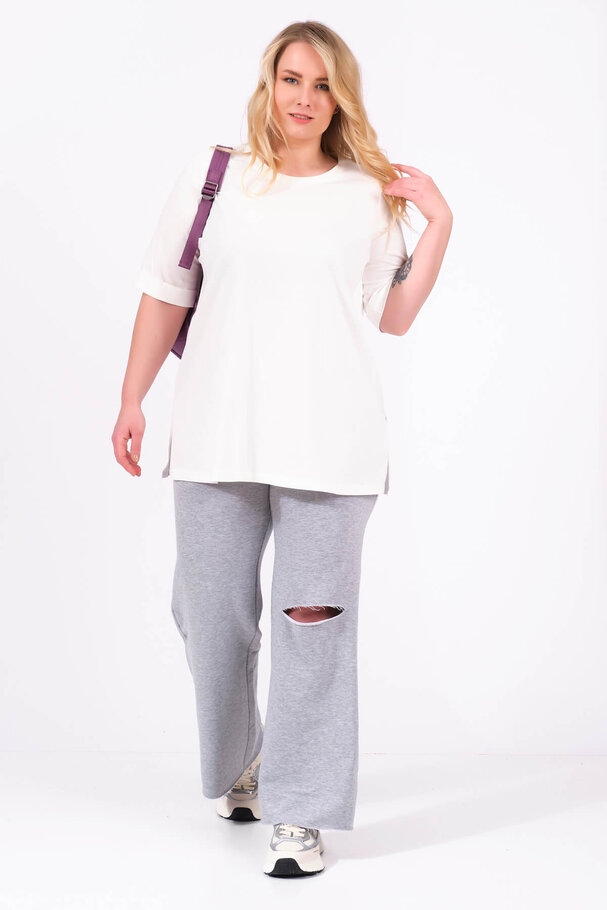 FRAYED JOGGING TROUSERS