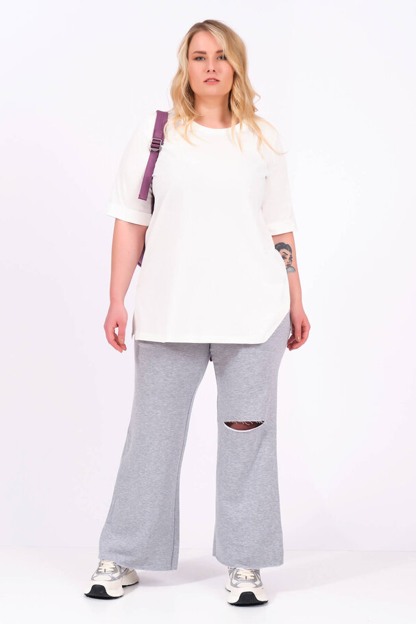 FRAYED JOGGING TROUSERS