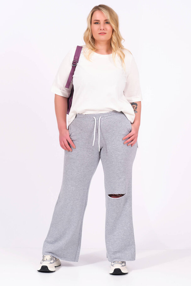 FRAYED JOGGING TROUSERS