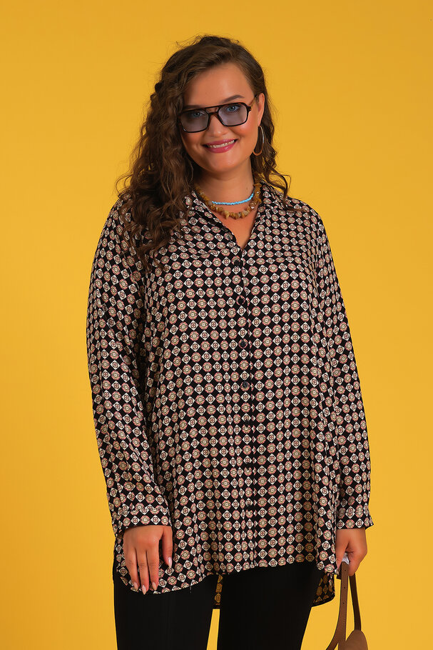 GEOMETRIC PRINT SHIRT