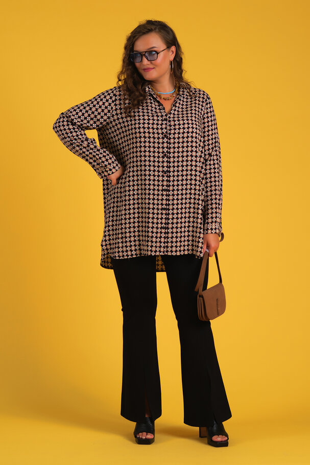GEOMETRIC PRINT SHIRT