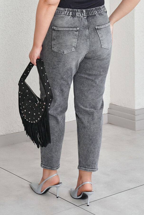 HIGH-WAIST MOM JEANS