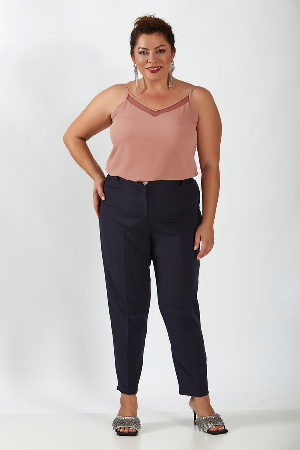 HIGH-WAIST TROUSERS
