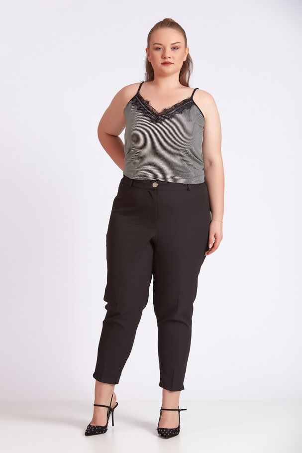 HIGH-WAIST TROUSERS