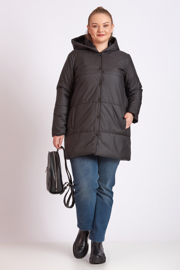 HOODED PUFFER JACKET