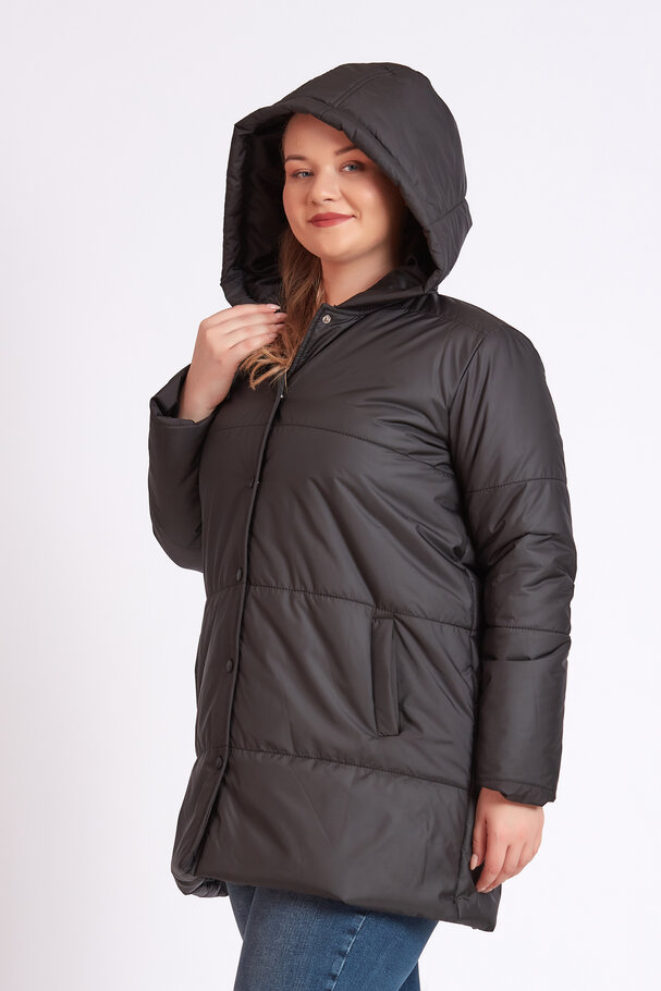 HOODED PUFFER JACKET
