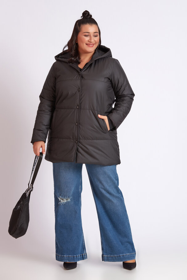 HOODED PUFFER JACKET