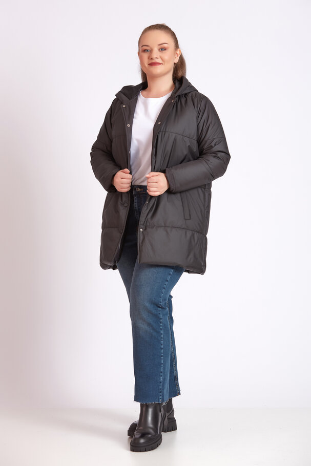 HOODED PUFFER JACKET