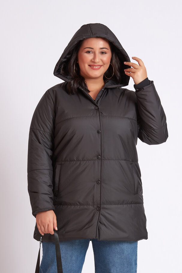 HOODED PUFFER JACKET