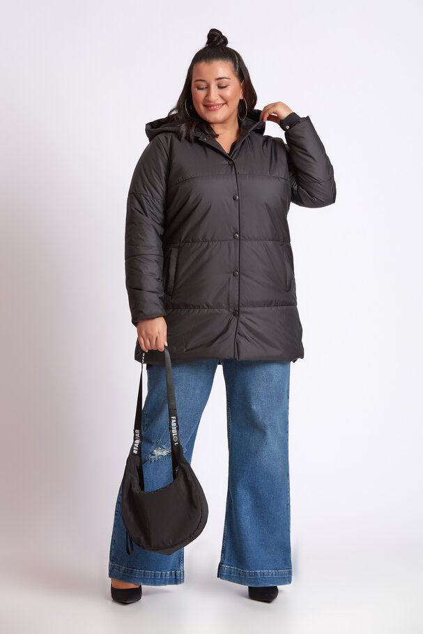 HOODED PUFFER JACKET