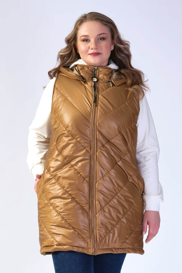 HOODED PUFFER JILET