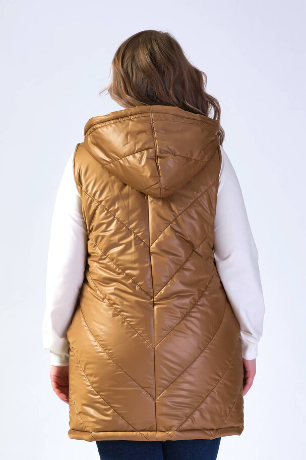HOODED PUFFER JILET