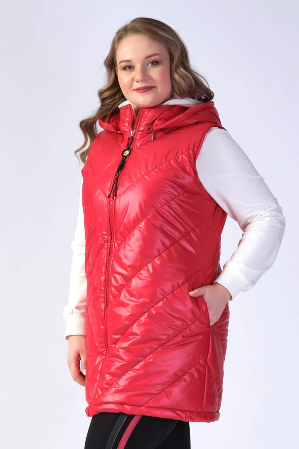 HOODED PUFFER JILET