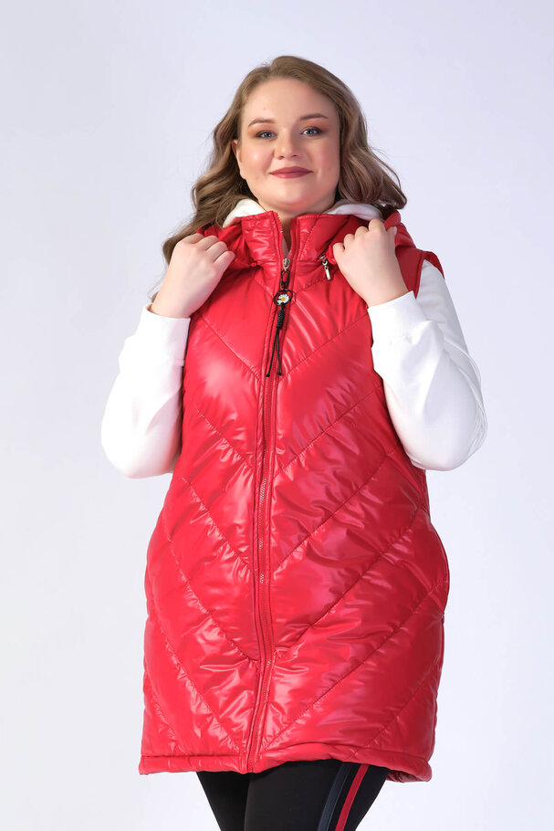 HOODED PUFFER JILET