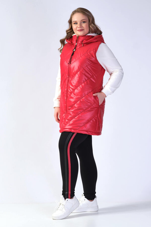 HOODED PUFFER JILET