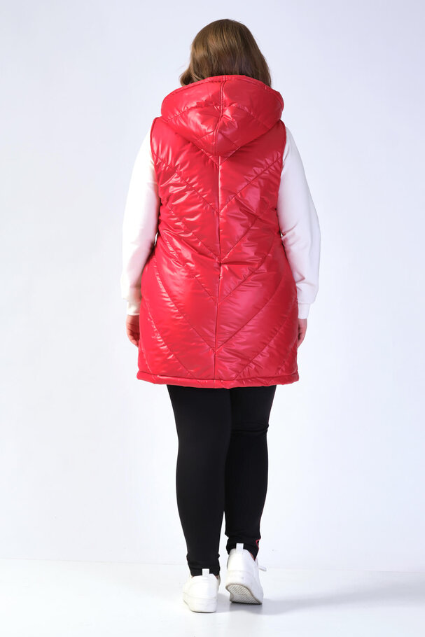 HOODED PUFFER JILET