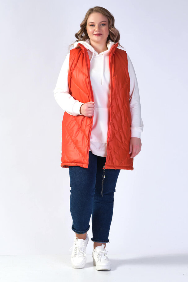HOODED PUFFER JILET
