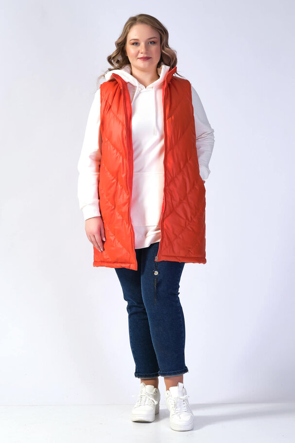 HOODED PUFFER JILET