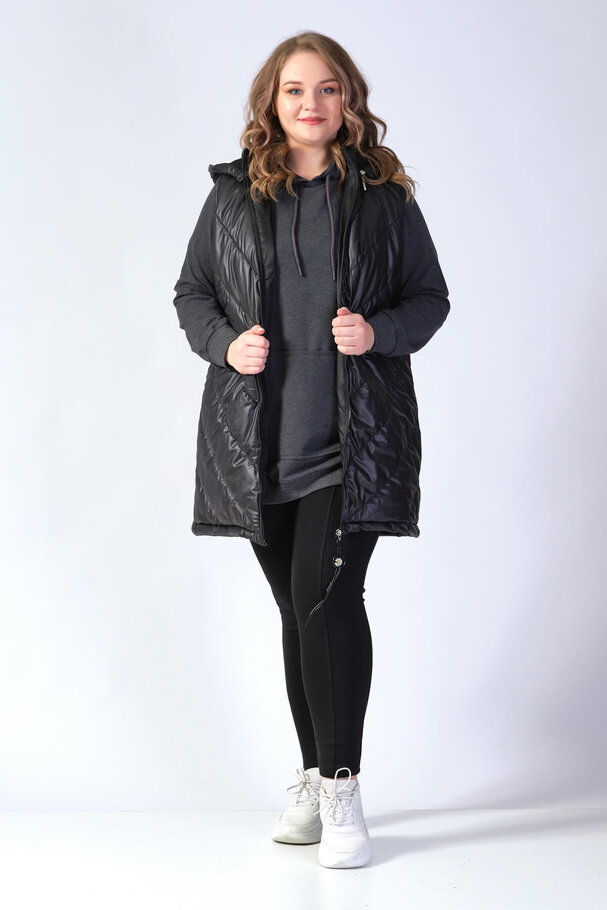 HOODED PUFFER JILET