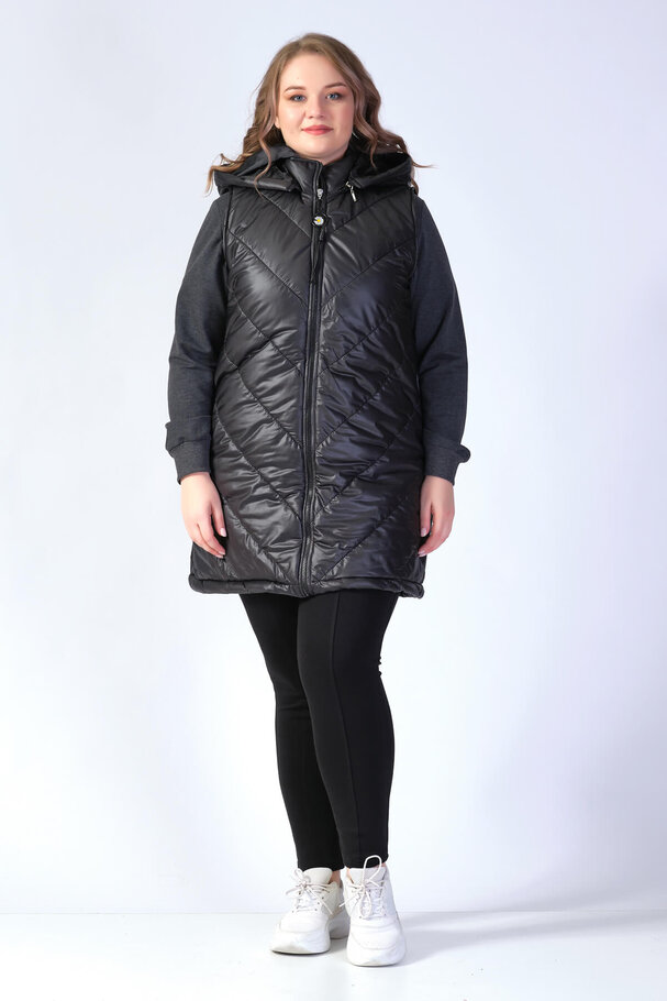 HOODED PUFFER JILET
