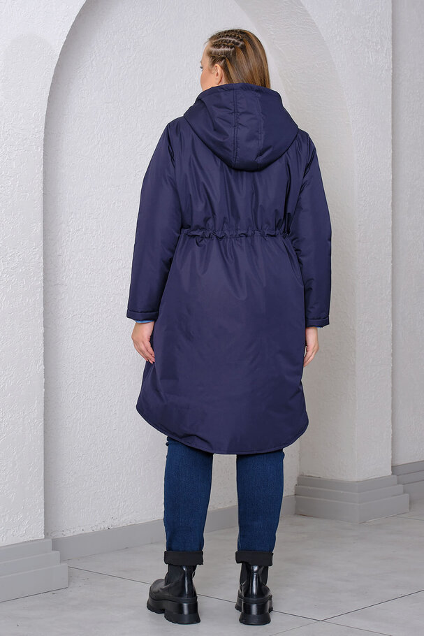 HOODED QUILTED COAT