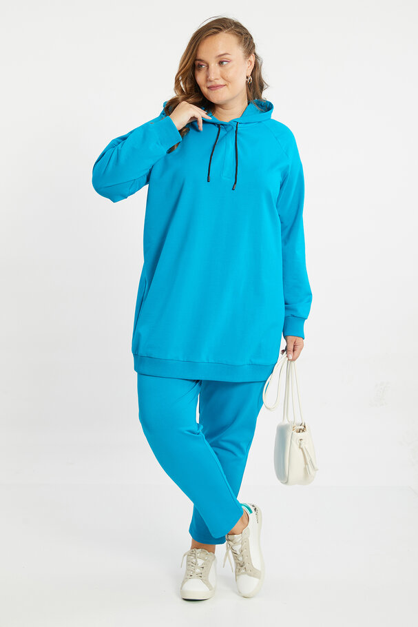 HOODED TOP AND BOTTOM JOGGING SET