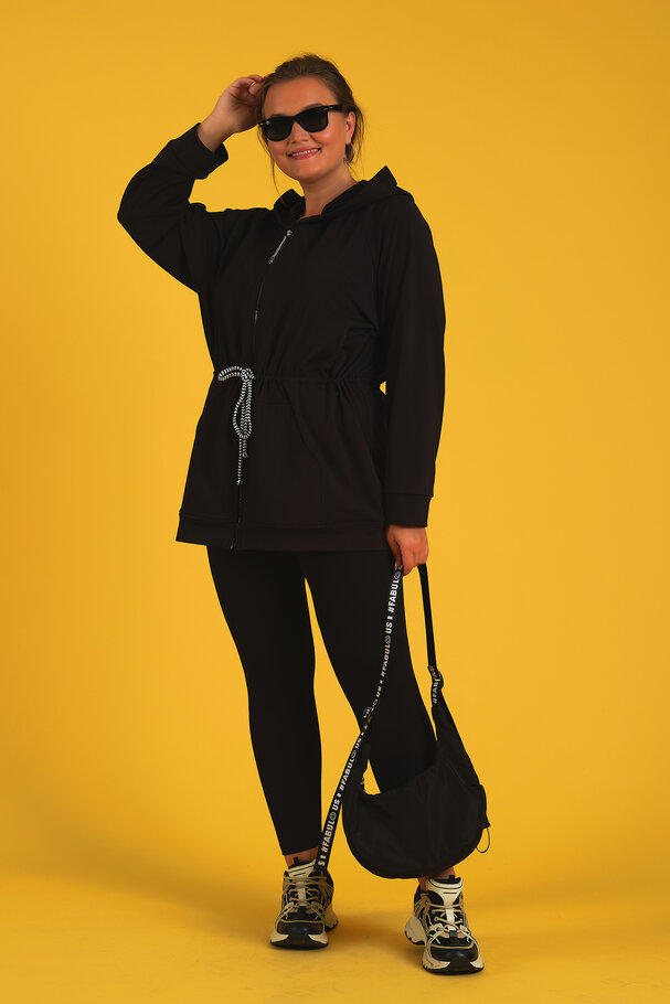 HOODED CARDIGAN