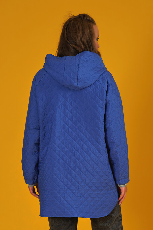 HOODED QUILTED COAT