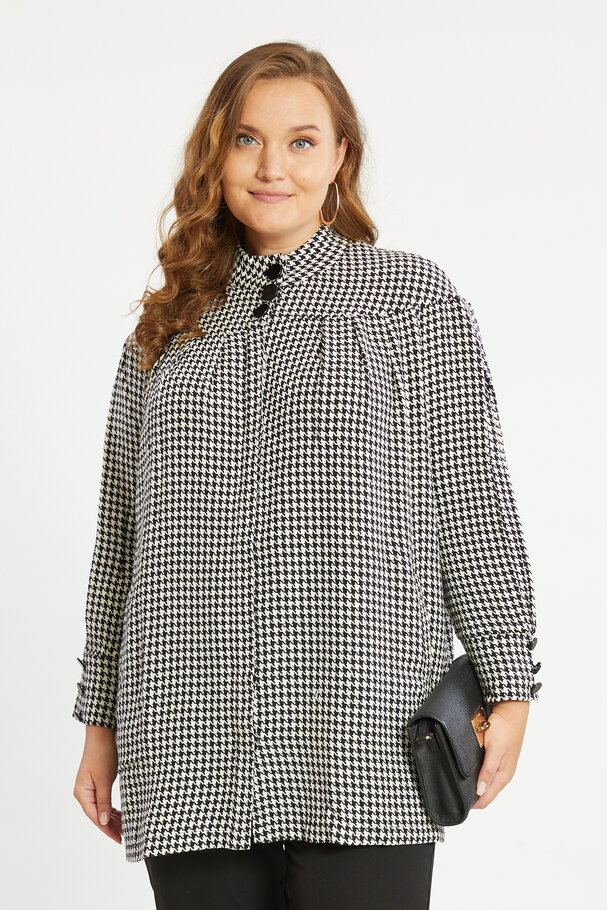 HOUNDSTOOTH OVERSHIRT