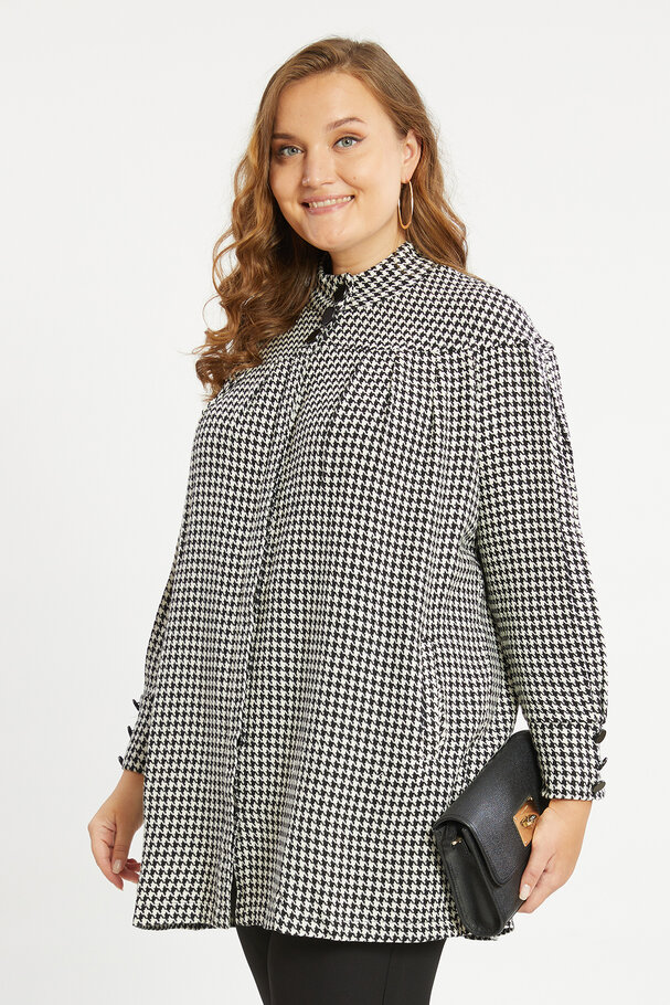 HOUNDSTOOTH OVERSHIRT