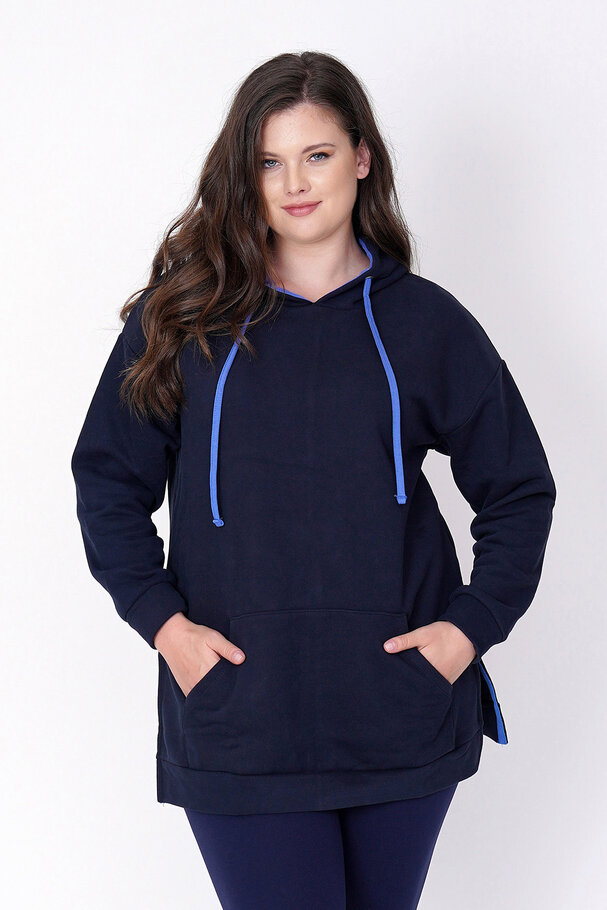 KAPÜŞONLU KANGURU CEPLİ SWEATSHIRT