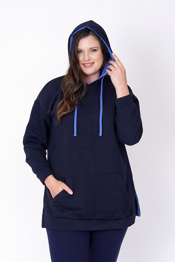 KAPÜŞONLU KANGURU CEPLİ SWEATSHIRT