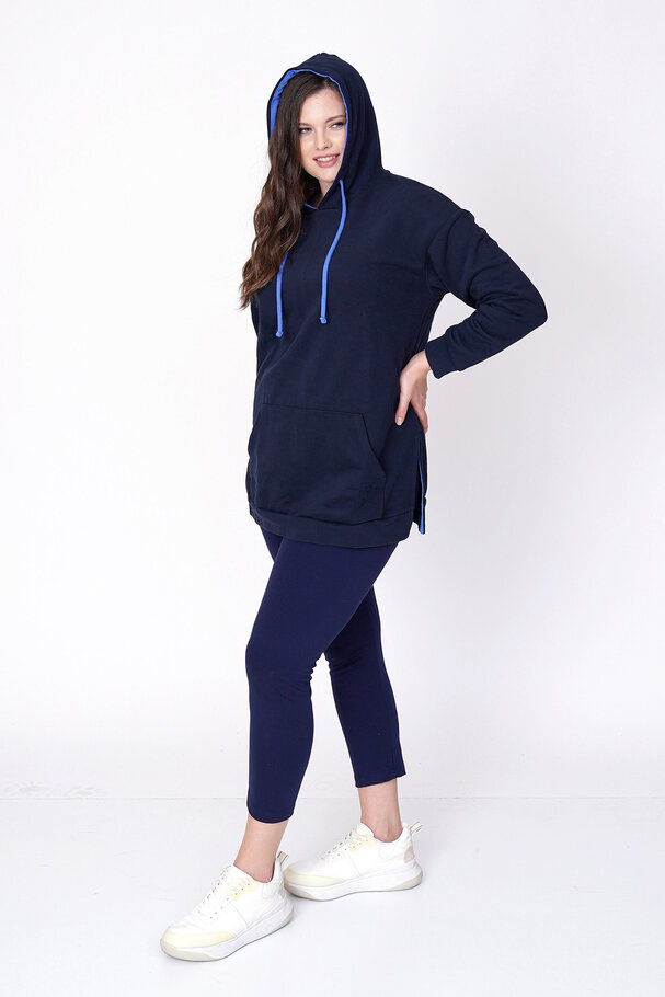 KAPÜŞONLU KANGURU CEPLİ SWEATSHIRT