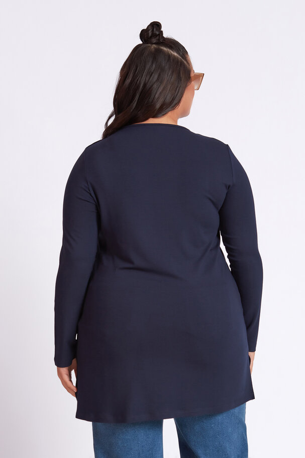 KNIT TOP WITH CUT-OUT DETAIL AND STRAPS