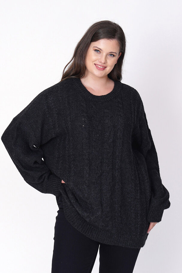 KNITTED PATTERN SWEATER