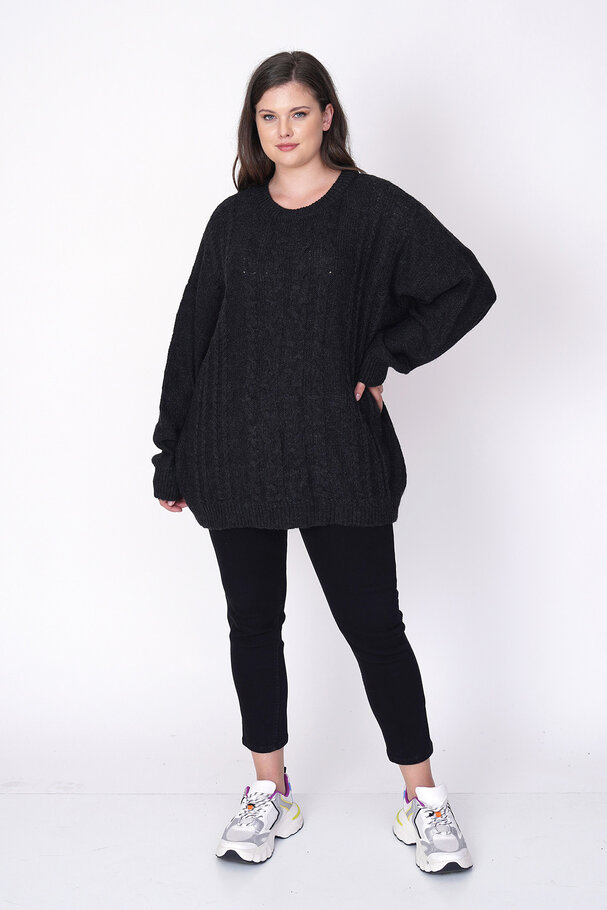 KNITTED PATTERN SWEATER