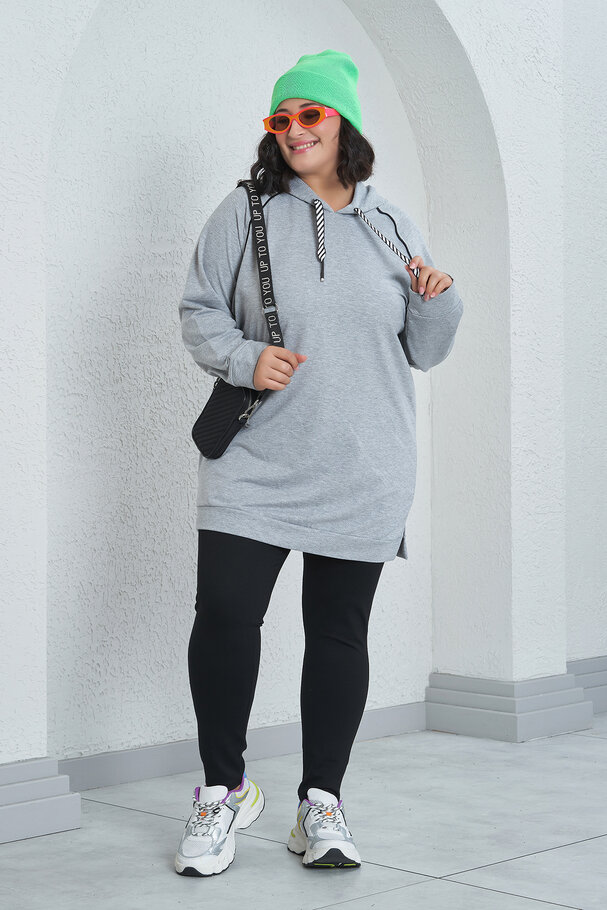 KONTRAST DETAYLI SWEATSHIRT