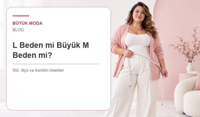 L Beden mi Büyük M Beden mi? Harf Beden Sıralaması ve Farkları