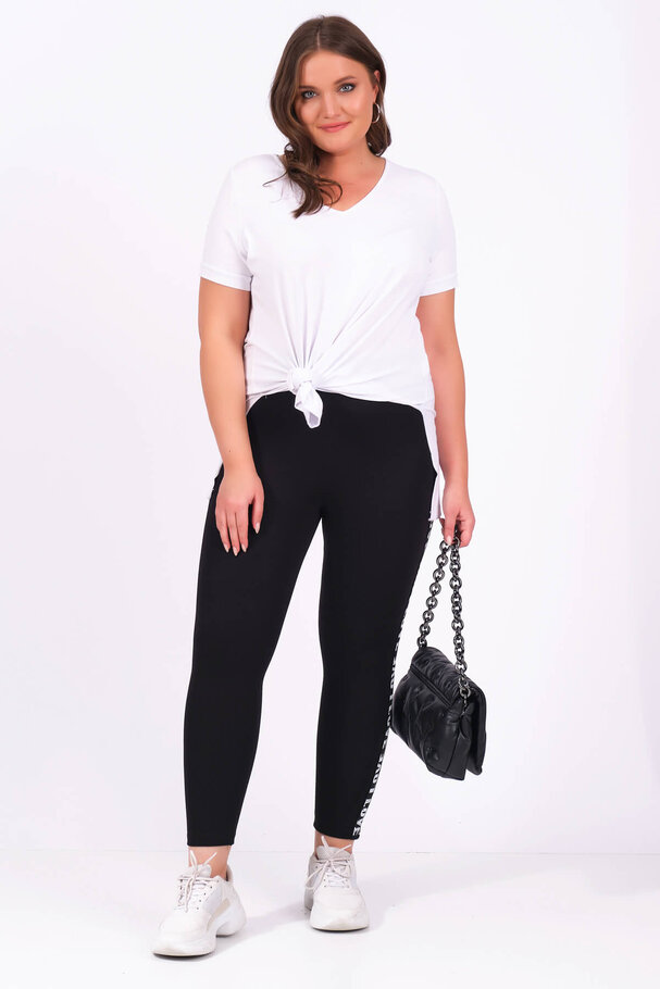 LEGGINGS WITH SLOGAN
