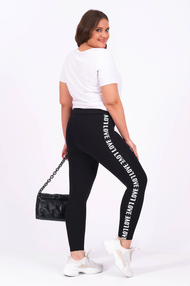LEGGINGS WITH SLOGAN