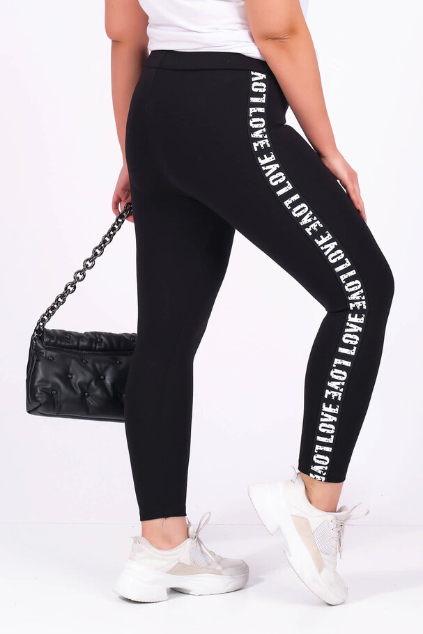 LEGGINGS WITH SLOGAN