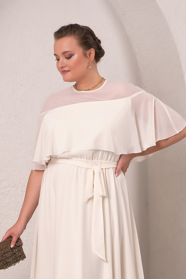 LONG CHIFFON DRESS