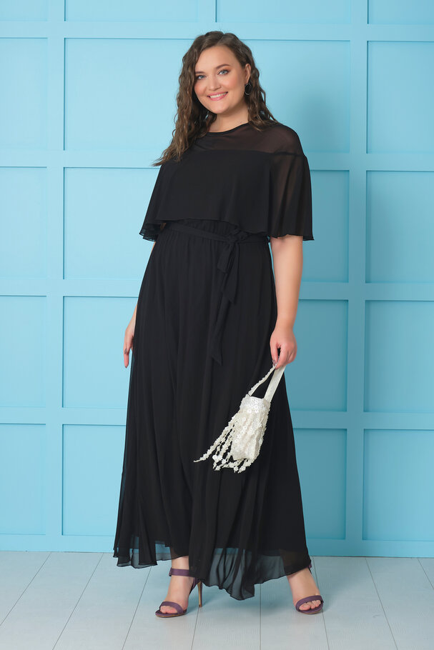 LONG CHIFFON DRESS