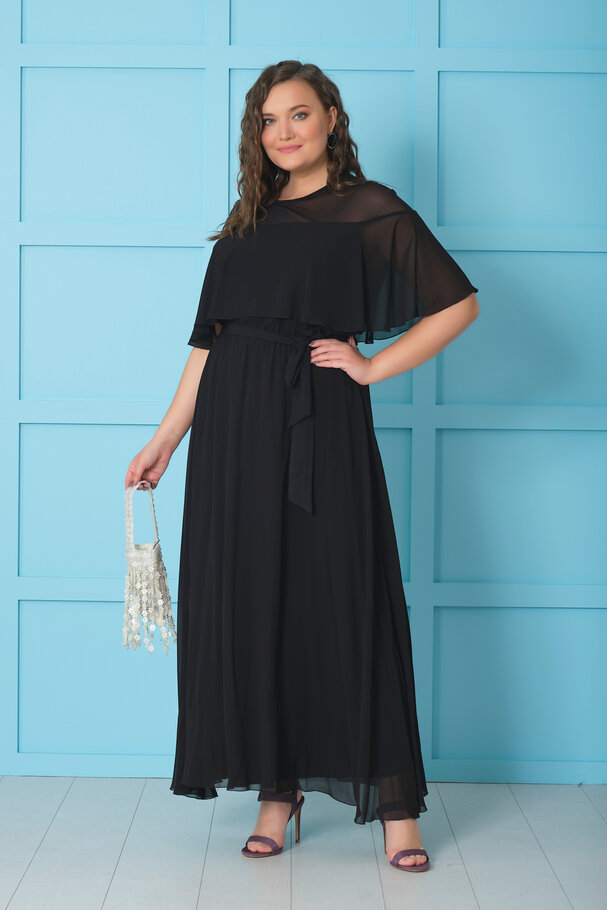 LONG CHIFFON DRESS