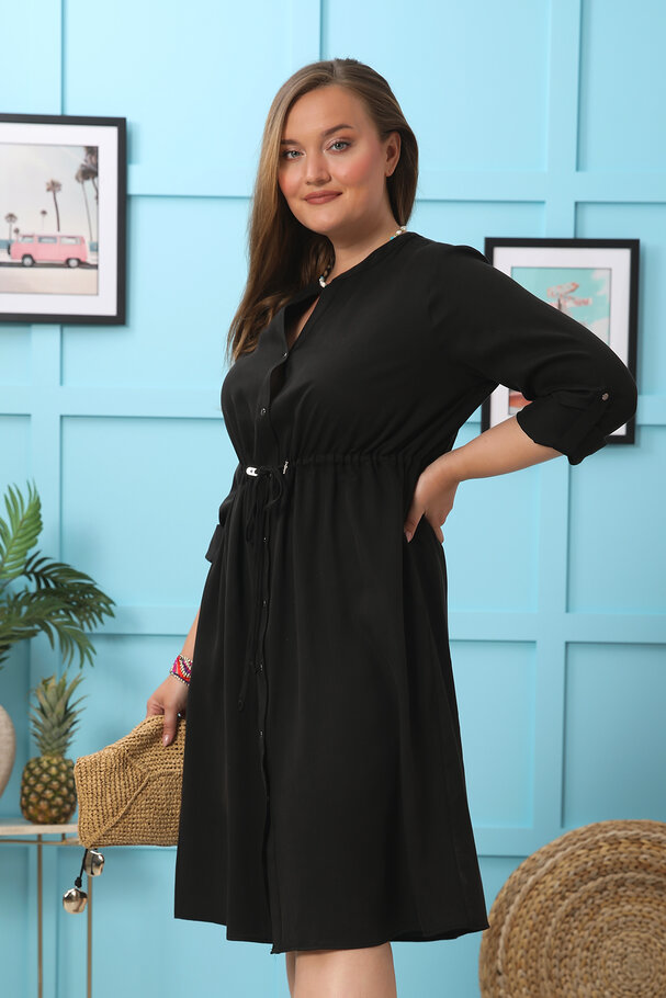 LYOCELL SHIRT DRESS