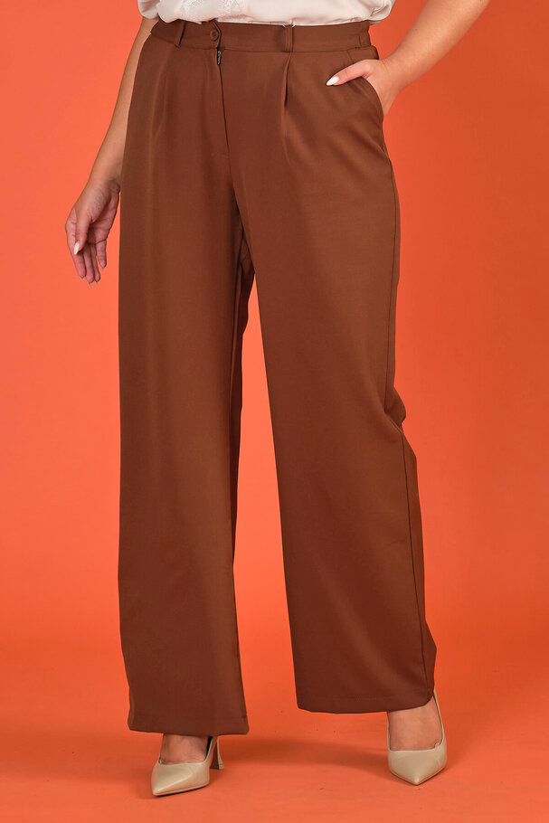 MASCULINE WIDE-LEG TROUSERS